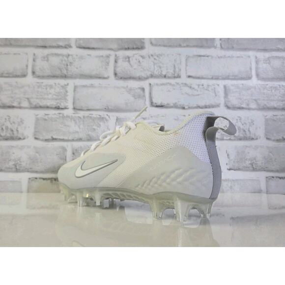 Nike Alpha Huarache 8 Pro Triple All White Lacrosse Cleats CW4439-110 Men’s 8 main image 4